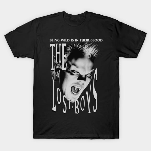 The Lost Boys, Classic Horror. T-Shirt by The Dark Vestiary